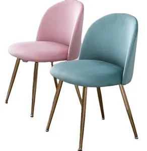 new kitchen products 2020 silla terciopelo dorado dining chairs modern luxury chair sedia rosa modern dining chair velvet
