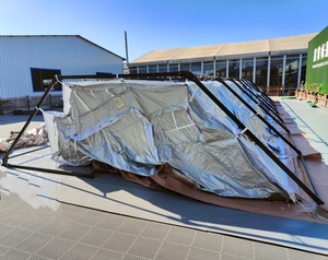 <span class=keywords><strong>Tenda</strong></span> da Campeggio Personalizzata Grande per 30 Persone, in Tela <span class=keywords><strong>Beige</strong></span> <span class=keywords><strong>e</strong></span> <span class=keywords><strong>Bianca</strong></span>, Impermeabile, per Quattro Stagioni, Portatile, Modulare, Produzione OEM - Product Image 6