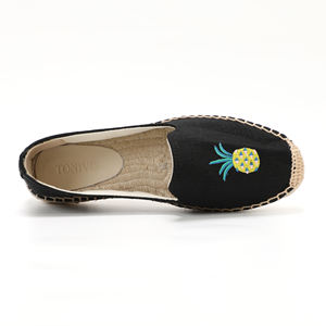 <span class=keywords><strong>Alpargatas</strong></span> de Lona de Algodón al por Mayor de Alta Calidad, Económicas, Ecológicas, Estilo Simple, Color Personalizado para Mujer - Product Image 5