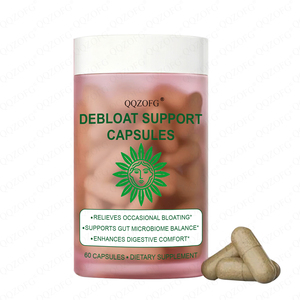 Kapsul Penunjang Kesehatan Usus Baru, Ekstrak Jahe, Ekstrak Slippery Elm, Daun Peppermint, 60 Kapsul - Product Image 1
