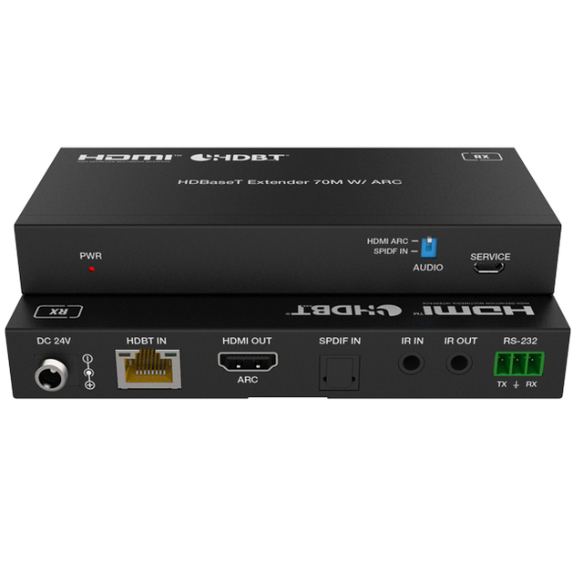 18Gbps HDMI Extender Over Ethernet Upto 70m Support ARC EDID for Home Theatre System