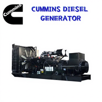 Générateur diesel à faible consommation de carburant, super silencieux, 1200 kW, 1500 kVA, marin, de secours, avec ATS