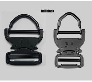 Doble aluminio cobra estilo conexión rápida hebilla negra cinturón táctico D anillo perro arnés cobra estilo hebilla 42 Liberación lateral rápida - Product Image 2