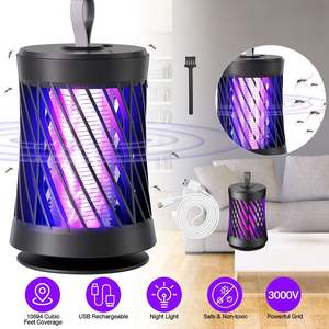 Lámpara Eléctrica Recargable UV para Matar Mosquitos con Luz Nocturna y Correa, Alcance Máximo de 10594 Pies Cúbicos - Product Image 4