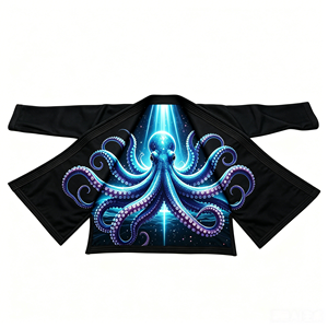 Kimono de Jiu Jitsu Brasileño Personalizado, Color Liso, 100% Algodón, 450 GSM, para Principiantes y Profesionales (Directo de Fábrica) - Product Image 4