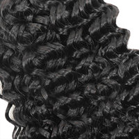 Extensions de cheveux humains au crochet Miracle Knots, ondulées, légères, sans nœuds, invisibles, effet plume, pré-séparées, faites à la main