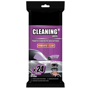 Descartável Automotive <span class=keywords><strong>Car</strong></span> Care Limpeza <span class=keywords><strong>Interior</strong></span> Toalhetes húmidos Ultra Soft Leather <span class=keywords><strong>Car</strong></span> Cleaner Toalhetes - Product Image 1