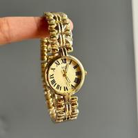 Jam Tangan Wanita Gaya Vintage Jam Tangan Quartz Stainless Steel untuk Pria Reloj Para Hombre