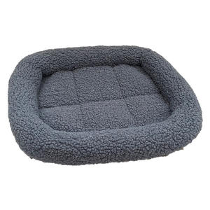 Soft Thick Einfarbig Hunde bett rutsch feste Wolle Partikel Samt quadratische Haustier matte Winter Lamm Samt Haustier Bett - Product Image 5