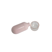 Flacon pulvérisateur sans air en forme de capsule inversée, couleur macaron, 15ml, 30ml, 50ml, avec pulvérisation fine et pompe à lotion, en promotion