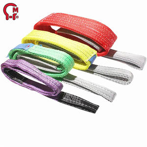 HLM 슬링 웹 듀플렉스 폴리에스터 3mt 6m 플랫 15 톤 리프팅 웨빙 슬링 - Product Image 5