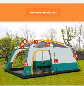Tente de camp instantanée automatique pour la maison de 3 à 4 personnes pour <span class=keywords><strong>le</strong></span> sport en plein air - Product Image 5