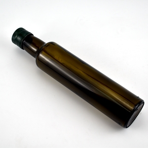 Dorica 500ml 50cl 0.5L 16oz thủy tinh dầu ô liu chai tròn với dập nóng màu nâu hoặc màu xanh lá cây nắp vặn - Product Image 3