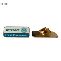 Goupille de Club interactive personnalisée, Badges rotatifs en laiton émail dur, plaqué or 24K, 12 pièces