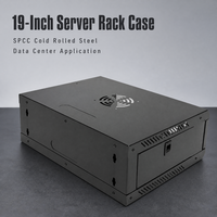 Fabricant chinois OEM, rack de serveur en acier SPCC de haute qualité, personnalisable, 19 pouces, 4U, 530x400x240mm, pour centre de données, armoire réseau