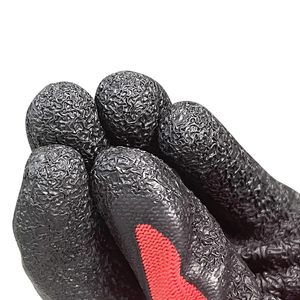 Guantes de seguridad de trabajo arrugados recubiertos de látex sumergidos con forro de algodón calibre 13 baratos para construcción - Product Image 5
