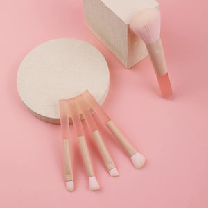 Grosir Set kuas rias 10 potong portabel Mini kuas Perona mata aplikator perona pipi Foundation alat kuas rias kecantikan wajah - Product Image 3