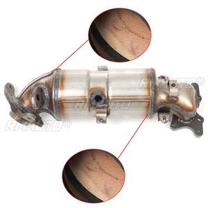 ตัวเร่งปฏิกิริยาสำหรับฮอนด้า ซีวิค DX/LX/EX 2006 - 2011 2010 2009 1.8L สแตนเลสท่อไอเสียท่อไอเสียอุปกรณ์เสริมในรถยนต์ - Product Image 4