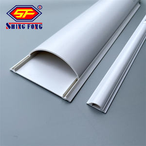 Conduit de câbles de sol en <span class=keywords><strong>PVC</strong></span> de Bahreïn 70x20 100x30 goulotte de sol en <span class=keywords><strong>PVC</strong></span> avec cloison - Product Image 3