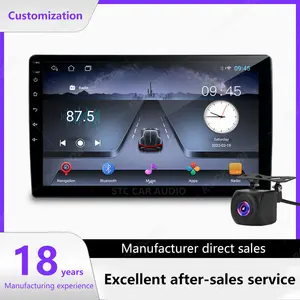 Reproductor multimedia de vídeo y radio para coche, dispositivo con pantalla táctil hd de 7, 9 y 10 pulgadas, 1DIN/2Din, navegación gps, android