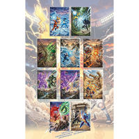 YS Wholesale Nouvelle Arrivée Planches d'art imprimées Vivid Eif Personnages Adorables Boîte Mystère Interactif Jeu de Table pour Six Joueurs