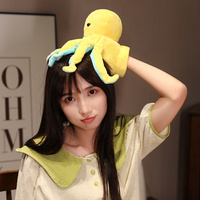 Marionnettes à main personnalisées en peluche, animaux marins simulés, jouets de type poisson-clown, poisson tropical, pingouin, pieuvre, OEM