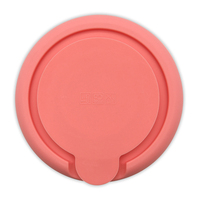 Assiette ronde en silicone incassable, antidérapante, anti-débordement, avec ventouse, sans BPA, compatible lave-vaisselle et micro-ondes, pour l'alimentation des bébés et des tout-petits