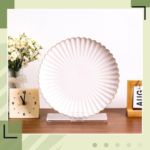 Support de Présentation Pliable <span class=keywords><strong>Portable</strong></span> en Acrylique de 8 Pouces avec Base Carrée Transparente pour <span class=keywords><strong>Table</strong></span> et Bureau à Domicile - Product Image 3