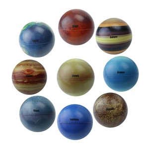 Pelotas Antiestrés Chinas con Logotipo y Diseño Personalizados, Pelotas de Espuma Mágica, <span class=keywords><strong>Ocho</strong></span> Planetas, Luna, Planeta, Pelota Elástica, Esponja Rebotadora, Juguete Blando - Product Image 1