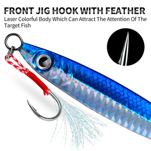 In alto a destra JIG111 10g ~ 60g di acqua salata Jigging esca in metallo per pesca in acque profonde <span class=keywords><strong>esche</strong></span> per pesca - Product Image 6