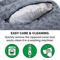 Offre Spéciale populaire beignet chien lit luxe et doux lit pour animaux de compagnie pour petits chiens et chats lits pour chiens en gros