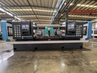 Chine tour à métaux personnalisé machine horizontale 5 axes cnc Machine de tournage à Double broche