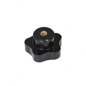 HZ102008 Maquinaria para Envasado e Impresión de Alimentos, Perilla de Plástico Negro en Forma de Flor de Cinco Puntas de Baquelita - Product Image 3