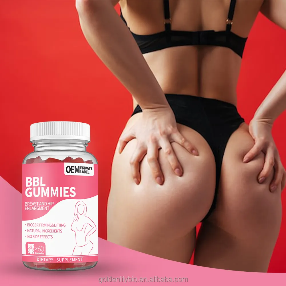 Gummies da donna Bbl glutei aumento dell'anca Gummies Bbl Gummies