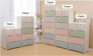 Gran organizador casa 3 capa de almacenamiento de <span class=keywords><strong>caja</strong></span> de plástico del Gabinete de bebé cajón para los niños - Product Image 3