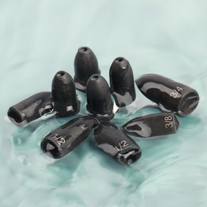 Chì câu cá bằng vonfram hình viên đạn, trọng lượng 1/2oz, 5/8oz, 3/4oz, 1oz, nhiều loại trọng lượng khác nhau, dùng câu cá vược. - Product Image 5