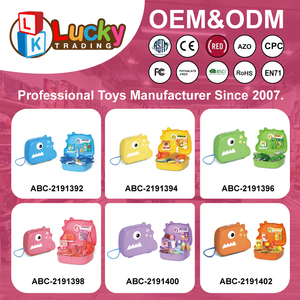 Ensemble de sacs à dos Lucky Toys pour enfants, thèmes dinosaures de dessins animés, <span class=keywords><strong>maquillage</strong></span>, cuisine et desserts de restauration rapide, en plastique, pour jeu d'imitation - Product Image 6