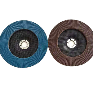 Disk Abrasif Zirkonia Biru 100 Flap <span class=keywords><strong>Disc</strong></span> untuk Penggiling Sudut Logam dan Baja Tahan Karat, untuk Pengamplasan & Pemolesan - Product Image 3