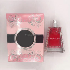 Perfume de Lujo en Botella Piramidal Rosa |   Aroma Árabe Puro para Mujer |   Fragancia Juvenil y Elegante Más Vendida - Product Image 1
