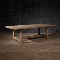 Meubles de salle à manger modernes, luxe, personnalisables, faits à la main, meubles en bois massif, style Wabi Sabi, table à manger