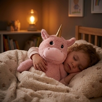 Jouets en peluche lestés Verzwaarde Knuffel 2kg avec logo personnalisé, en coton PP, portables, amovibles et lavables pour soulager l'anxiété en avion