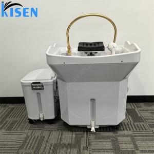 KISEN Populaire Bac à shampoing portable avec chauffe-eau spécial pour salon de coiffure, circulation d'eau, pour spa capillaire et lavabo, compatible avec chaise de lavage - Product Image 4