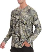 Chemise de pêche pour homme UPF 50 en Spandex, protection solaire, vente en gros, OEM personnalisé, nylon, sublimation, imprimé camouflage, respirante, sweats à capuche de pêche