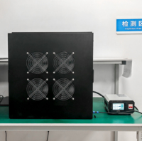 Sumber radiasi tubuh hitam permukaan besar, 500x500mm OEM/ODM baja tahan karat suhu tinggi RT + 5C ~ 300C termometer kalibrasi