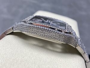 นาฬิกาสปอร์ตโครงกระดูก 5A คุณภาพสูง ขนาด 39.8 มม. สแตนเลสสตีล พร้อมกลไกควอตซ์เซี่ยงไฮ้ ประดับเพชรจากโรงงาน SF - Product Image 6