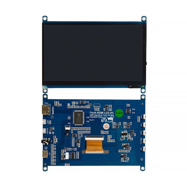 Waveshare 7inch LCD (H) 1024x600 Resolution IPS Capacitive Touch Display for Raspberry PI