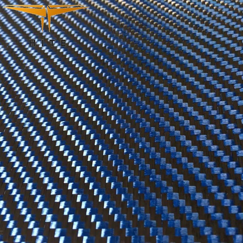 3K Blue Kevlar Aramid Mixed Carbon