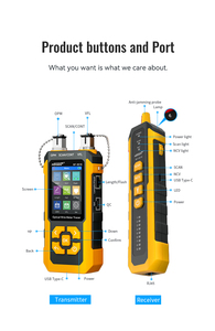Probador de Cables de Red NOYAFA NF-8518 RJ45 CAT5 CAT6 con OPM VFL POE Cable Tracer - Product Image 4