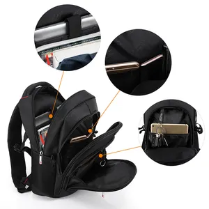 Hot Selling Custom Unisex Big Capacity Waterproof School Bags Backpack With USB Charger