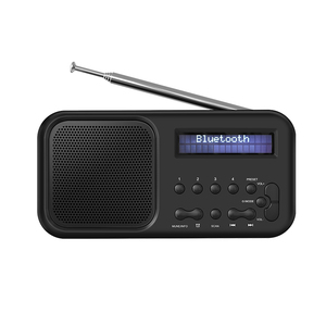 Pin Powered AM/FM Pocket Xách Tay Đài Phát Thanh Khẩn Cấp LED Đèn Pin DAB + FM Radio Với Màn Hình LCD DAB Radio - Product Image 3